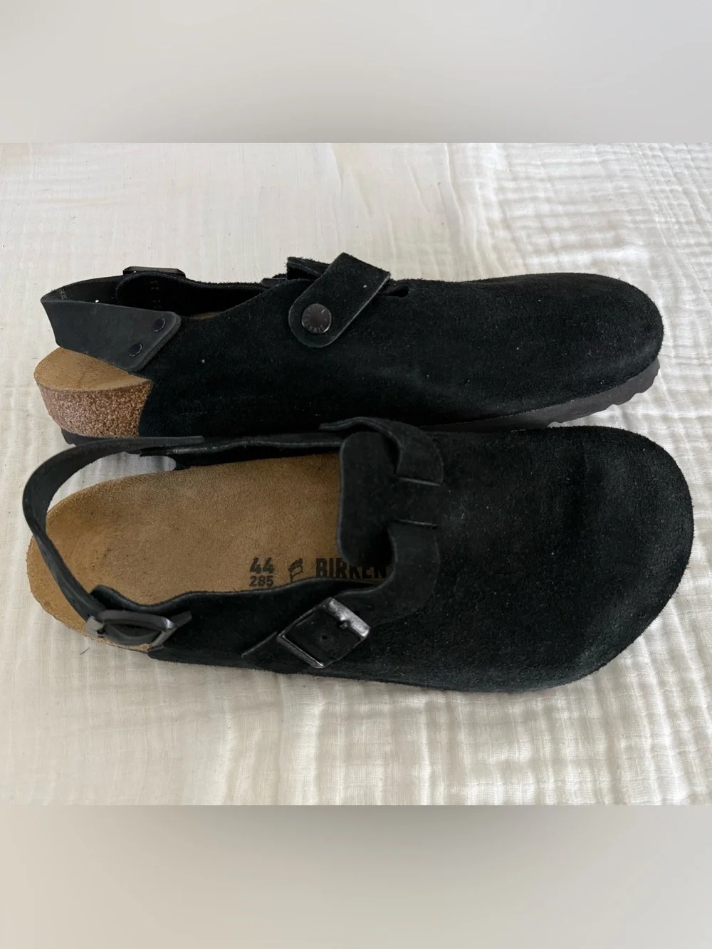 NWOB Birkenstock Tokio Suede Leather Clog Size 44 Regular/Wide